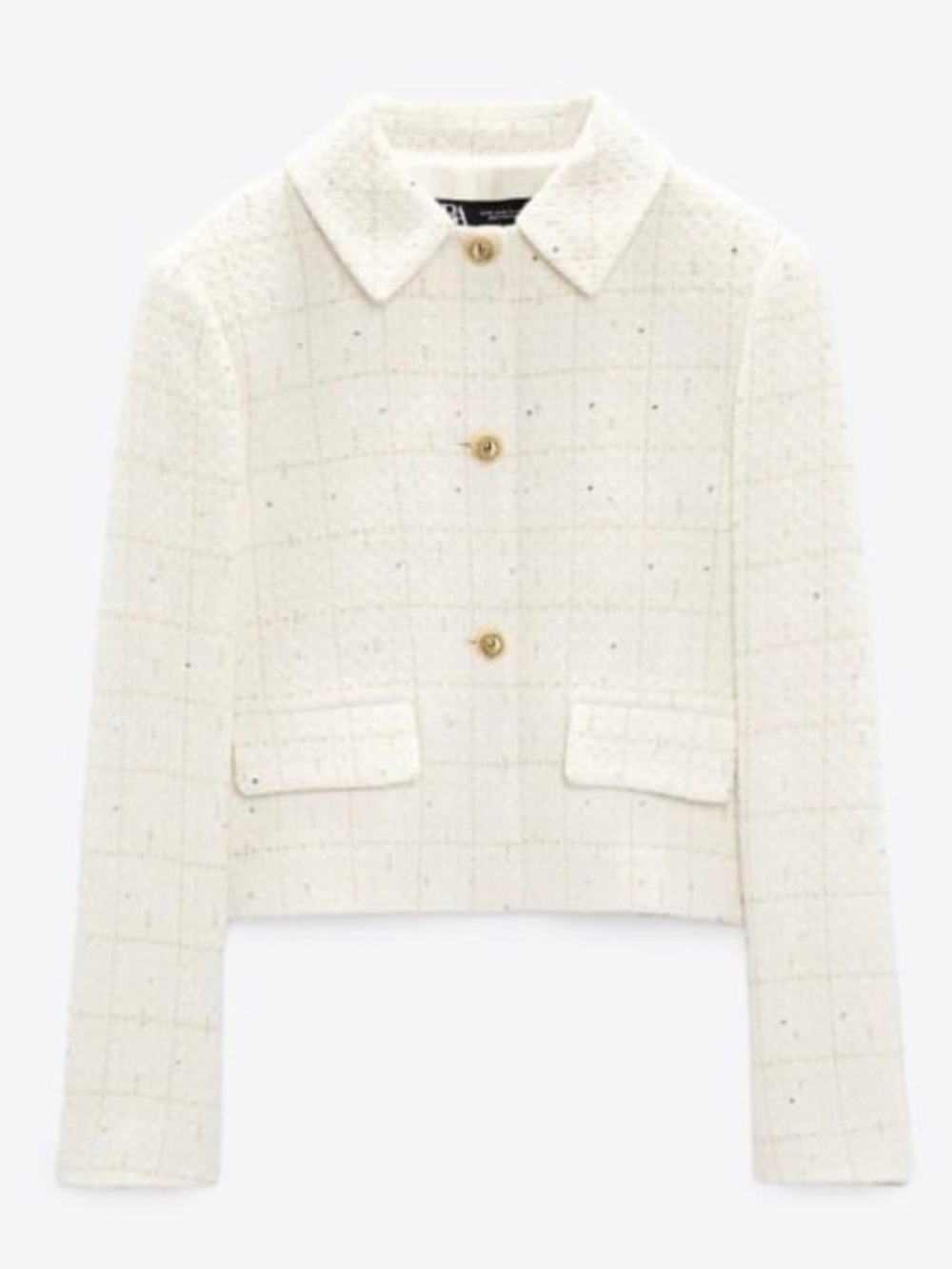 ZARA Elegant Tweed Jacket – Size XS | NWT